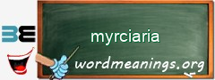 WordMeaning blackboard for myrciaria